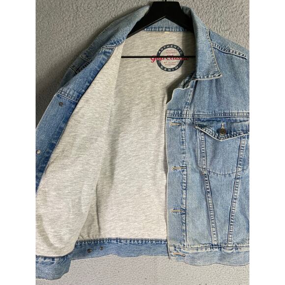 Vintage Gap Denim Jacket Women’s M Light Wash Hong Kong 90s Y2K Classic Fit - Picture 8 of 14